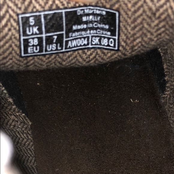 Dr. Martens brown leather high top boots with tags - Picture 5 of 5
